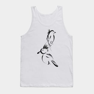 Minimal bird illustration Tank Top